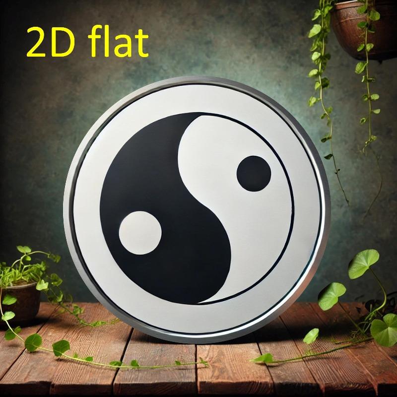Металлическое настенное искусство Инь-Ян для дома, гостиной, пространства для медитации