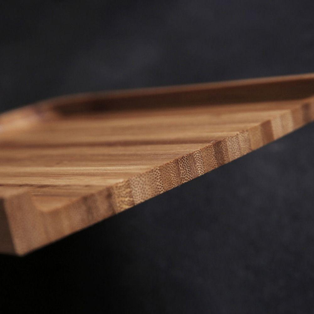 1 шт. предметы домашнего обихода бамбуковый поднос для фруктовых закусок, тарелки для хранения чая, фруктов, барбекю, хлеба