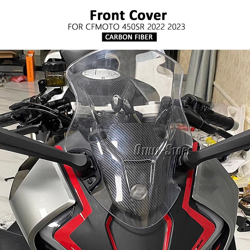 Motorcycle Accessories For CFMOTO 450SR 450 SR 450sr 450 sr 2022 2023 Front windshield Cover Door Lock Keyhole Cover