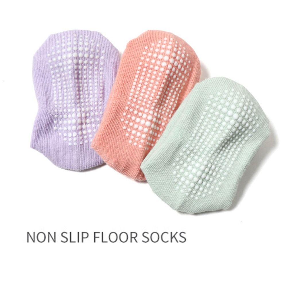 6Pairs Dispensing Toddle Short Tube Socks Non-slip Infant Socks Fashion Baby Cotton Socks  Children