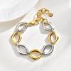 Glossy Stainless Steel O-Ring Bracelet 1cm O-ring Women's Jewelry Geometry Bracelet  Women Men