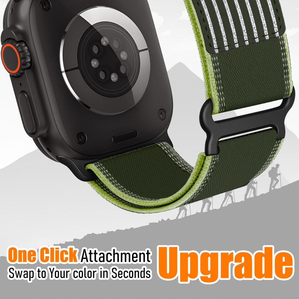 Ремешок Trail loop для Apple Watch Bands 49мм 44мм 40мм 41мм 45мм 42мм 46мм correa bracelet iWatch series 7 se 8 9 10 11 Ultra2 3