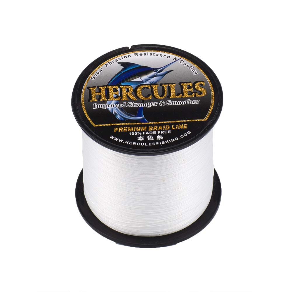 Hercules PE Fishing Line Suitable for Long Sea Boat and Highly durable and resistant to Size 4 - Colorfast, 8-strand braided, High-strength,