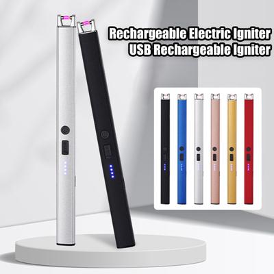 1 комплект, электрический воспламенитель, USB перезаряжаемый беспламенный свечной воспламенитель, ветрозащитный импульсный воспламенитель для дома, отдыха на природе, кемпинга