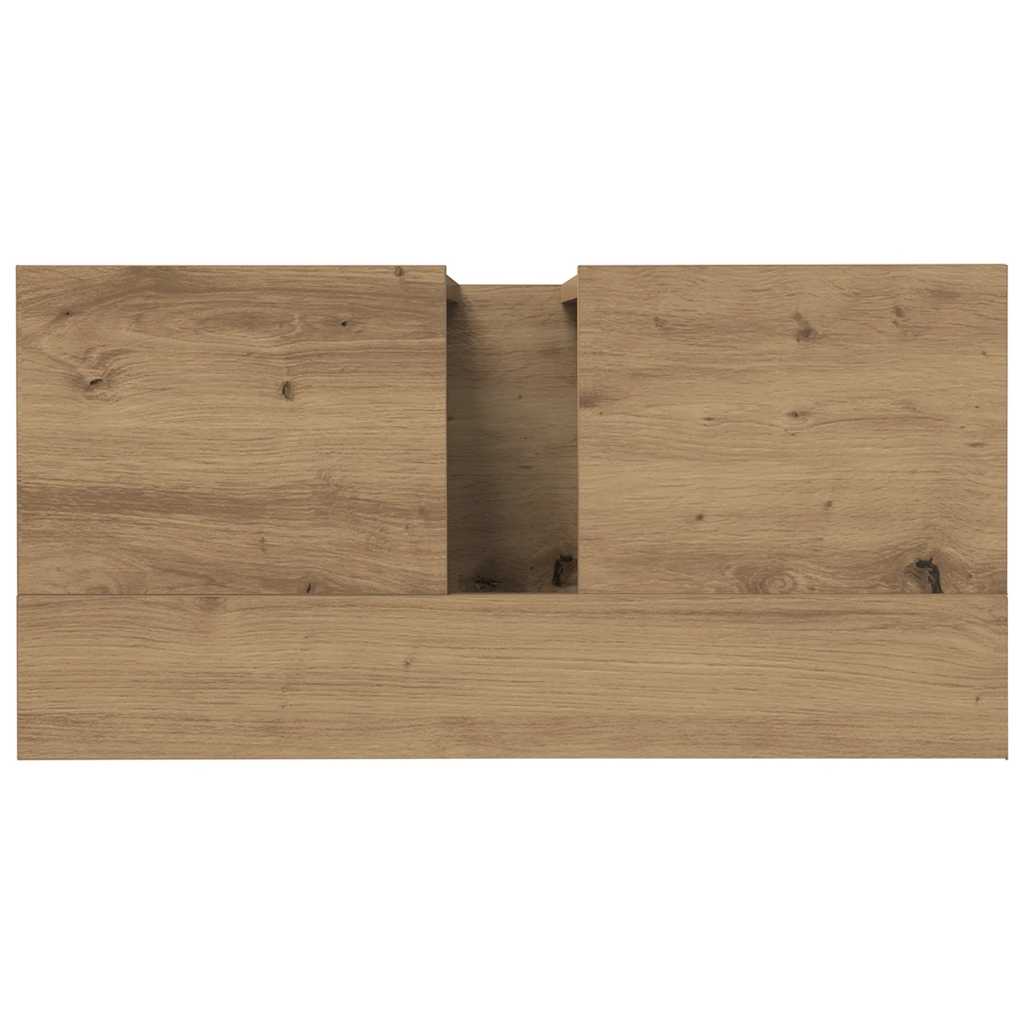 Artisan Oak Bathroom Vanity Cabinet 60 x 30 x 60 cm Particleboard