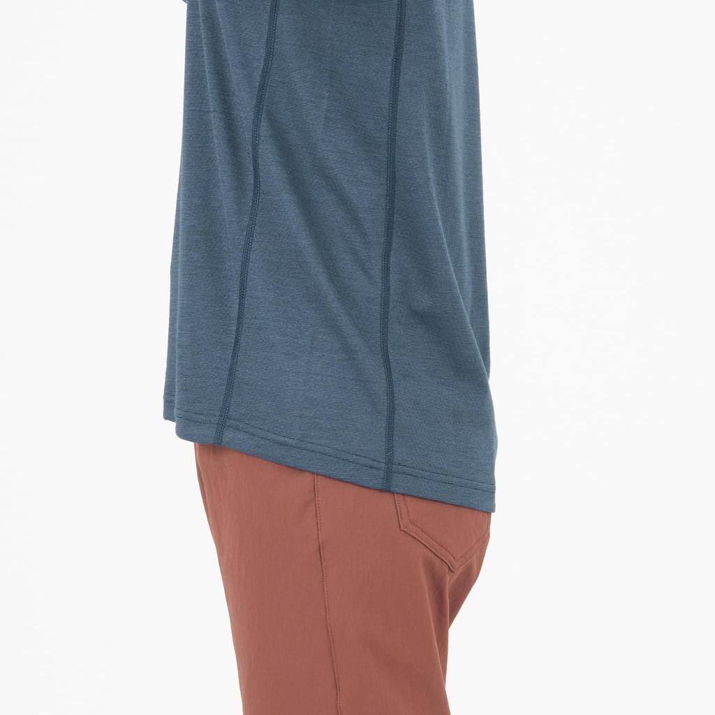 Millet Caster Wool II Crew Long Sleeve Mountaineering Sapphire Size L Women's Top, MIV01988, (New Logo),