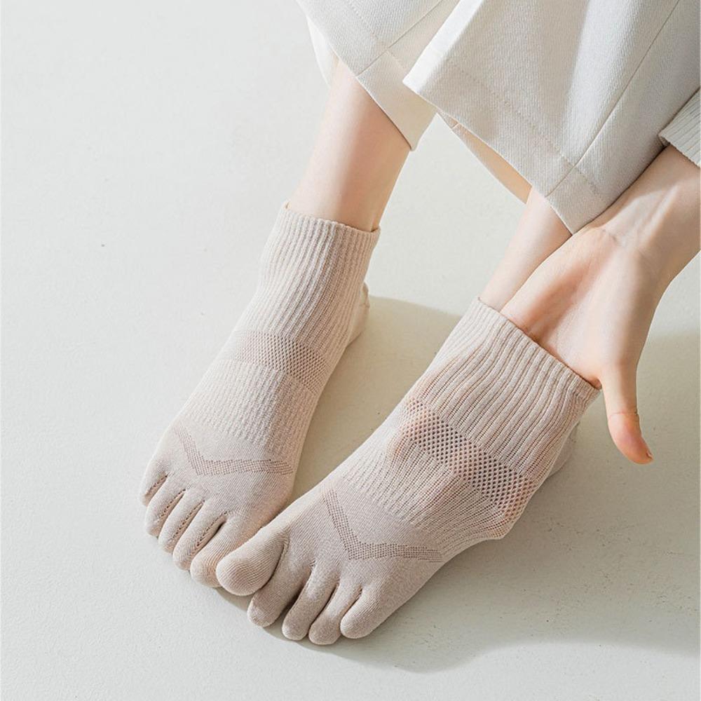 1 пара носков с пальцами для каждого пальца, хлопковые женские носки, удобные носки с пятью пальцами, летние