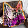 90x90cm Foulard De Tête Imprime Pour Femmes, Foulard Quatre Saisons En Satin Carré, Hijab Pour Dames