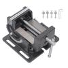 4 Inch Bench Vise 90 Degree Tilting Angle Vice Crossed V Groove Removable Jaw Adjustable Table Vise
