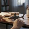Mini Simulation Animal Multi-Joint Movable Marine Animal Model Creative Whale Figurine  Collection