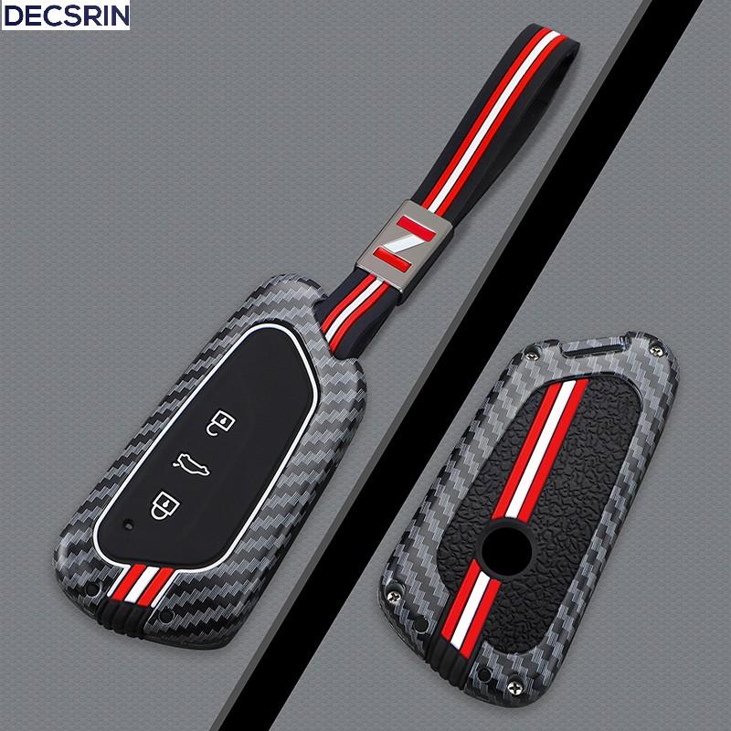 Чехол для ключа автомобиля Брелок для VW Volkswagen Golf 8 MK8 ID.3 ID.4 Cupra Skoda Octavia A8 SEAT Leon MK4 2020 2021 Formentor Tarraco