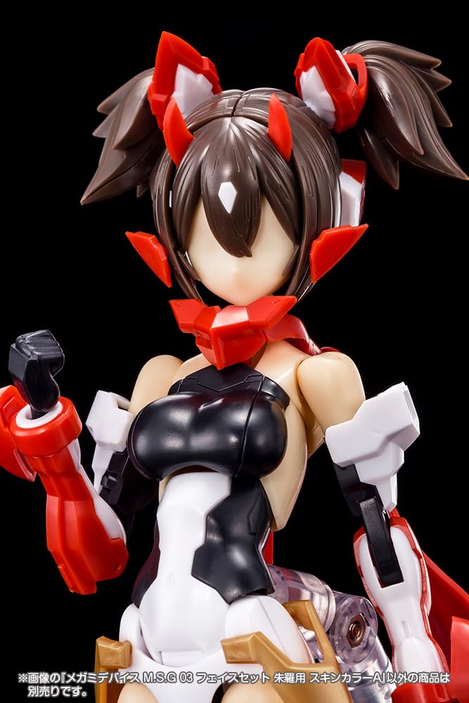 Kotobukiya Megami Device 03 Набор лиц для Шуры Цвет кожи A Высота 19 мм масштабная пластиковая модель M.S.G. прибл.. 1/1