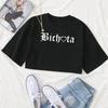 Bichota Crop Tops Bichota TShirt Karol G Crop Tops Fans Cadeau Meisjes Ohals Korte Mouwen Casual Eenvoudige Vrouwen Shirts