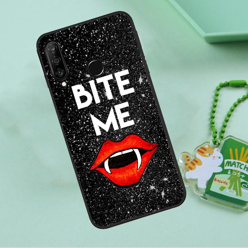 Сексуальные губы вампира для Huawei Nova 10 9 SE 5T 12s 12i 11i Y91 Y90 Y60 Y70 Y72 Y61 P20 P40 P30 Lite P60 Pro Чехол