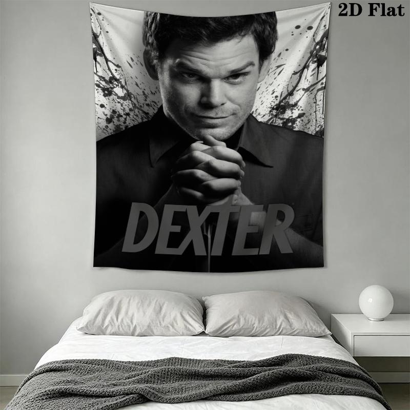 DEXTER Wall Tapestry Aesthetic Wall Hanging Printed Fabric Blanket Decorative Tapestries for Bedroom Living Room Home Decor