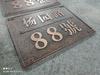 Custom Bronze Metal Plaque Casting Gravure Printed for Indoor/Outdoor Use House Number Advertising Park Decoration Office Shop