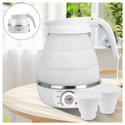 В Tplook Складной Большой Емкости Зарубежный Электрический Двойной Обогрев Спать в Машине [Новинка 2025] Чайник, Чайник, 1.2L, Электрический, Кемпинг, Совместимый,