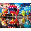 Diamond Painting Scenery Full Drill Round Diamond Mosaic Colorful Ballons Home Picture Of Rhinestone