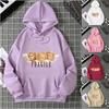 New Trendy Brand Women's Clothing Printing Fashion Personality Street Loose Hooded Sweater Women