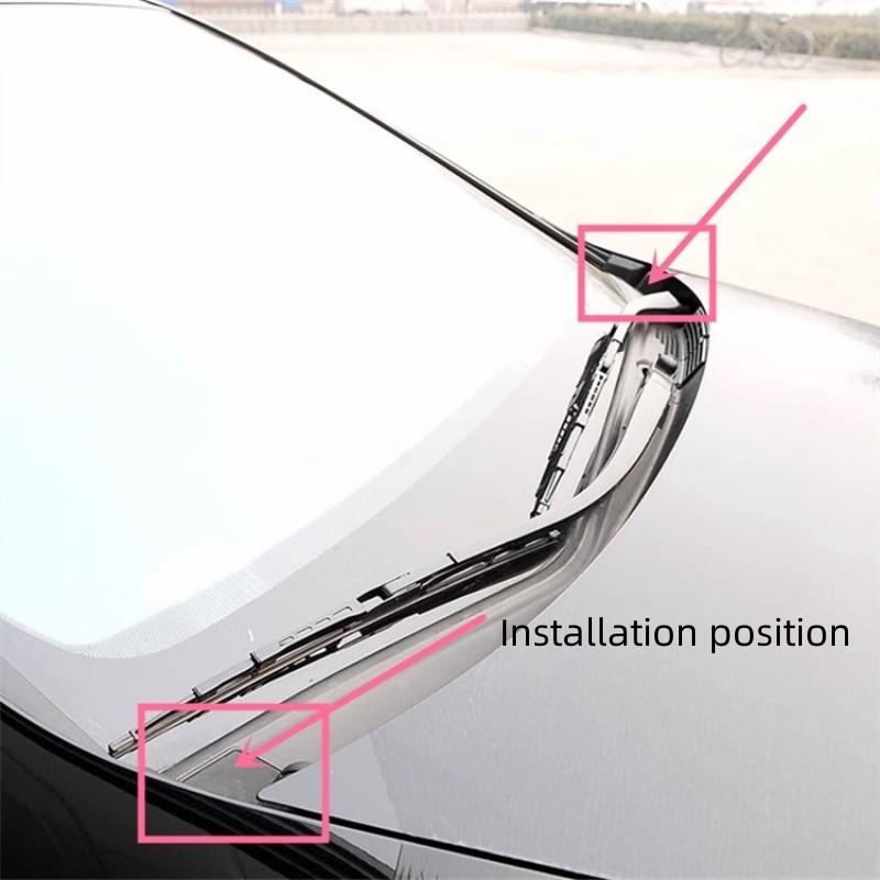 For Honda 2003-2007 Accord Side Cover of Wiper Ventilation Network Guide Plate Rubber Lower Corner of Front Windshield