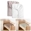 2pcs/3pcs Cotton Muslin Crib Sheet for Baby Newborns Bed Fitted Sheet Soft and Breathable Fabric Bed Cover Easy Care