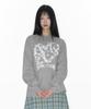 AMES-WORLDWIDE Ames Heart Graphic Ls Tee Gray