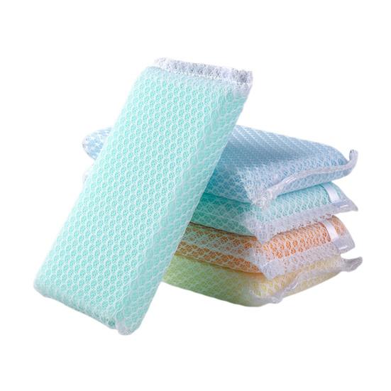 5/10 шт. Чистящая губка Уникальная сетчатая поверхность Сильная дезактивация Легкая губка для мытья посуды