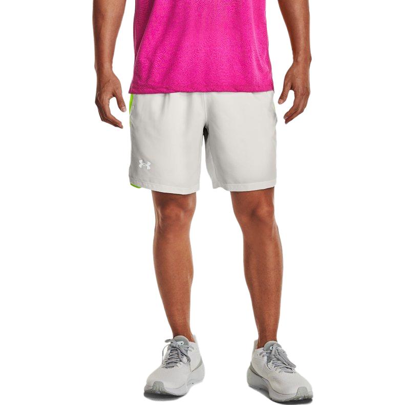 Under Armour Однотонные облегающие тканые дышащие спортивные шорты для бега, мужские шорты серого цвета 1361493-006