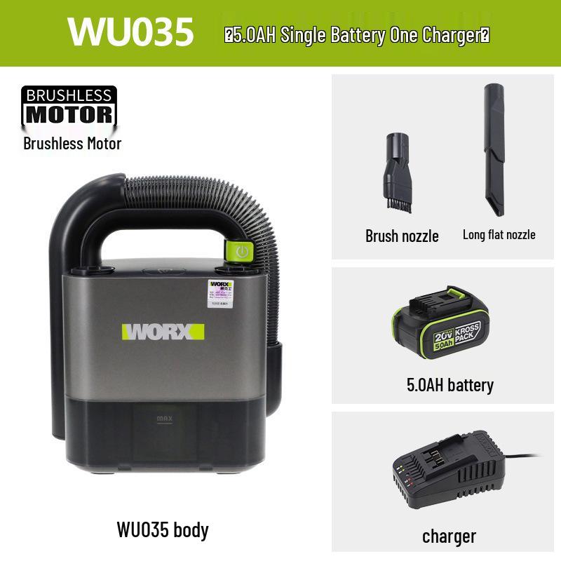 Мощный ручной пылесос Wesco WU035/030 для автомобиля и дома