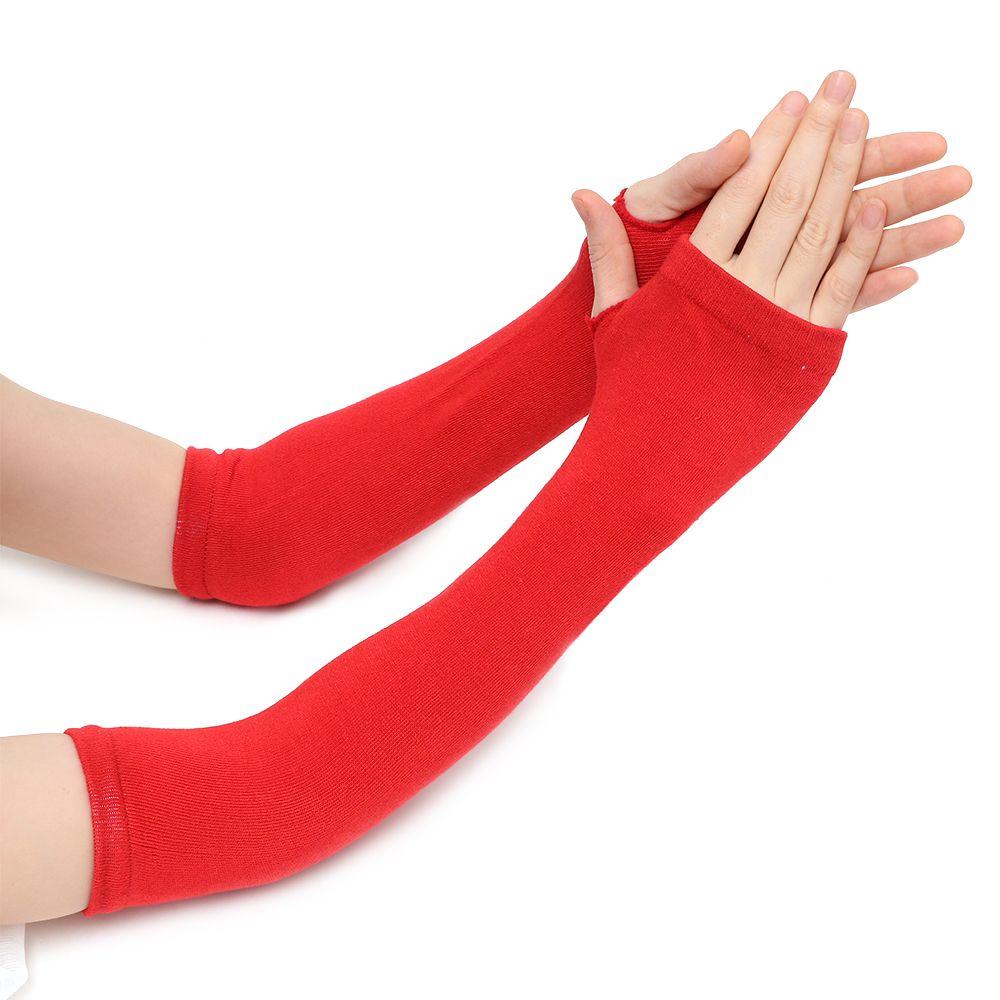 Oversleeve Knitted Keep Warm Sleeve Fingerless Gloves Sleeves Arm Warmers Elbow Mittens Long Gloves