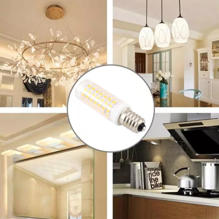 E14 88 светодиодов SMD 2835 с регулируемой яркостью светодиодная лампа «Кукуруза», переменный ток 220 В