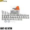 Комплект крепежных болтов из пластика для KTM SX SX-F EXC EXC-F 125 150 200 250 300 350 400 450 500 530 2003-Dirt Bike