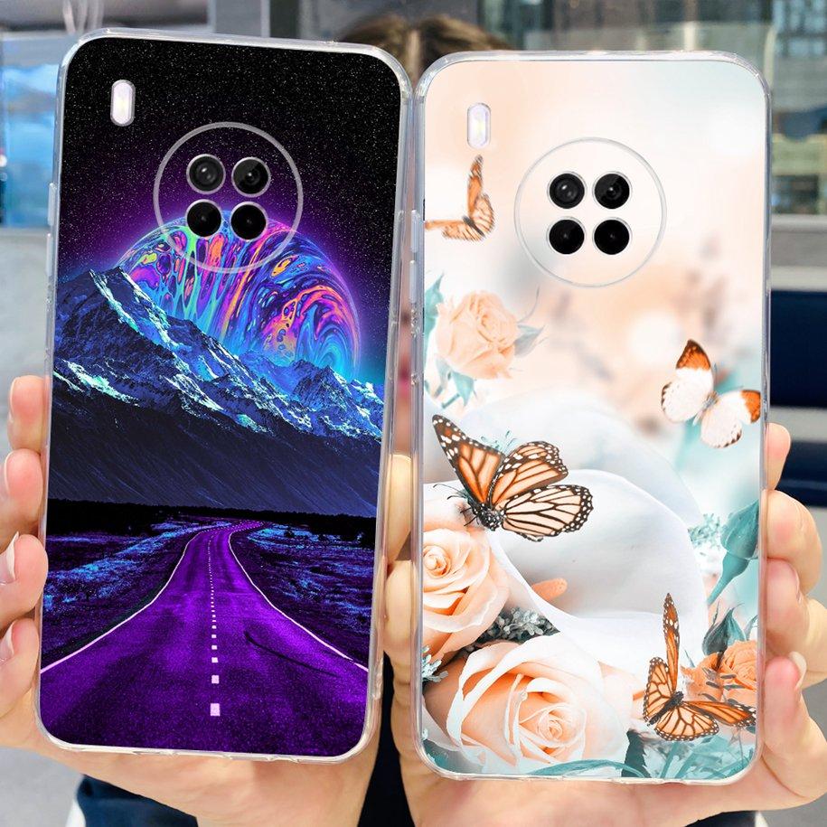 Чехол для Huawei Y9a 6.63" Милый Астронавт Силиконовый Чехол для Телефона Для Huawei Nova Y9a FRL-23 FRL-L22 Funda HuaweiY9a NovaY9a Coque