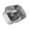 RV Sink Stainless Steel Mini Single Bowl RV Sink Wash Basin for Cars Boats RVs Yachts 12.6x8.66x4.72 in