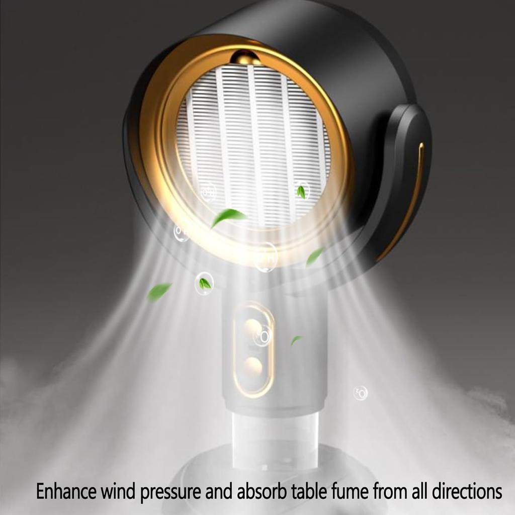 PuffHide Purifier for Smoking Indoors Portable Exhaust fan Removable Range Hood Cooking Fume Purifier for and Washable Filter for Indoor BBQ Hot P