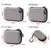 1Pcs Mini Zipper Earphone Case Earphone/Phone/Charging Cable Pouch Carrying Bag EVA Storage Bag