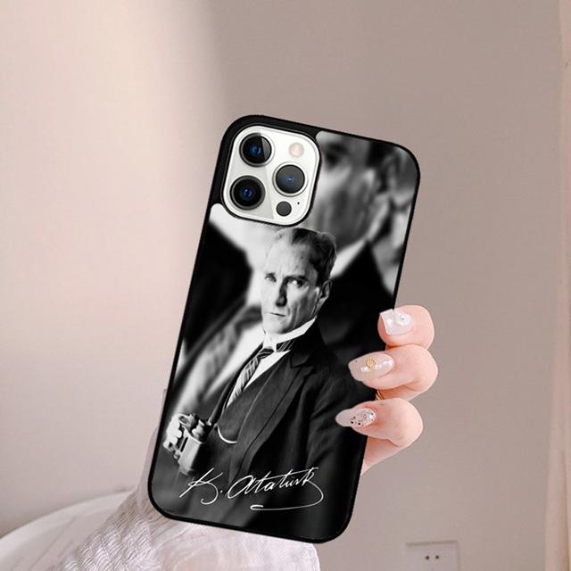 Чехол для телефона с подписью Мустафы Кемаля Ататюрка для iPhone 17 Air 16 15 14 13 11 12 Pro Max Plus Shell Coque