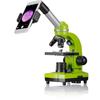 Microscope étudiant BIOLUX SEL - BRESSER JUNIOR - grossissement 40x-1600x - kit d’expérimentation - vert