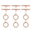 Stainless Steel Round Toggle Clasps TBar Clasps for Necklace Jewelry Making Rose Gold