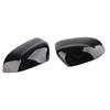 1 пара боковых накладок на зеркала заднего вида, глянцевые черные, стильные, прочные, легкие, накладки на дверные зеркала