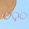 3Pcs/Set Bracelet Party Bracelets Star Letter Candy Color Beads Children Kids Beads Bracelets For Girls Gift