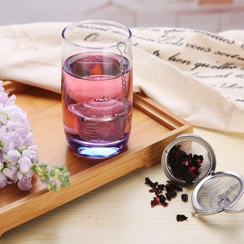 Чайное ситечко для специй, шарик для приправ, сетчатый шарик для трав, нержавеющая сталь, чайник, фиксирующийся чайный фильтр