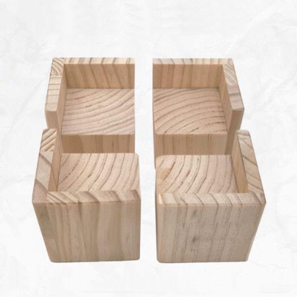 Ножка для мебели из массива дерева, подъемники для журнального столика, подъемники для кровати, подъемник, подкладка для подъема кроватки, инструмент для позиционирования