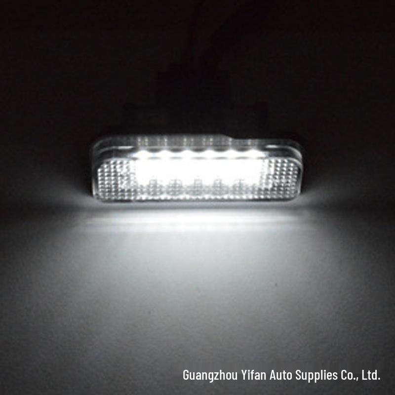 Mercedes-Benz LED License Plate Light for W203/W211/W219/R171 Compatible with Cross-Border Use