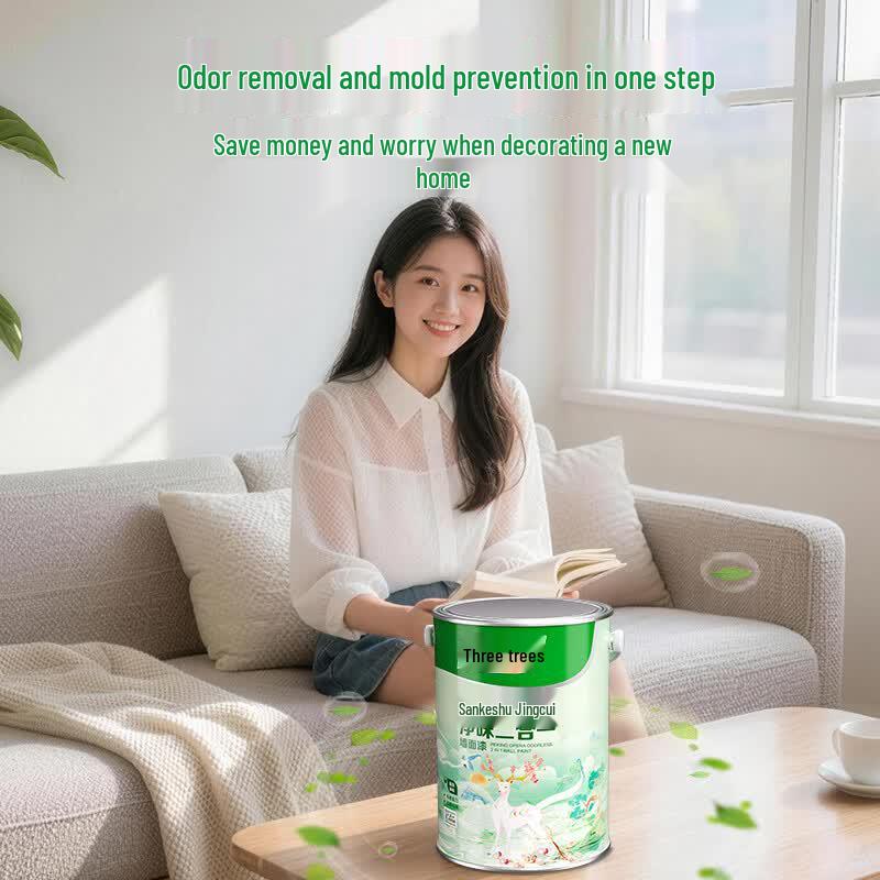 Three Trees Jing Cui 2-in-1 Odorless Interior Latex Wall Paint