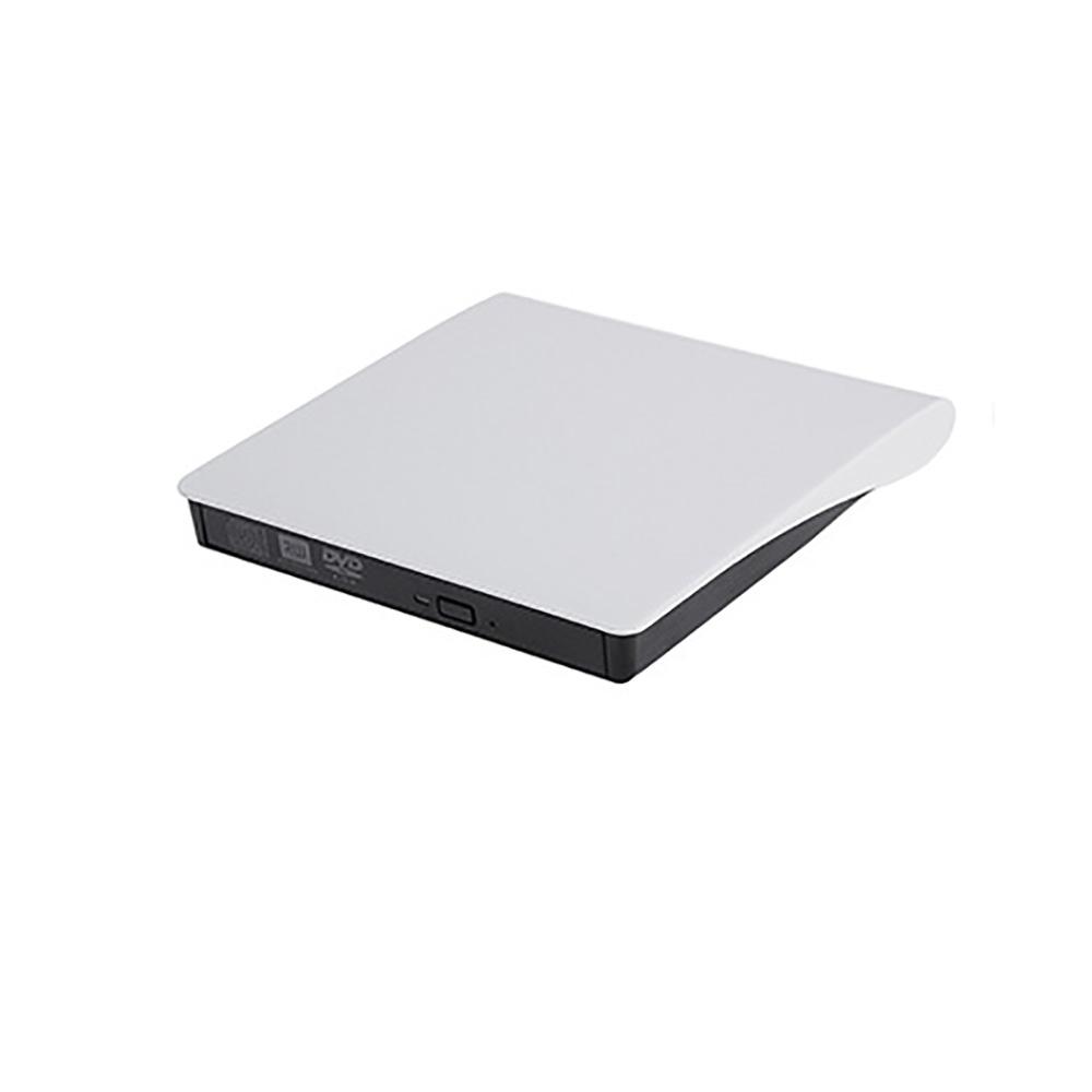 Тонкий внешний CD DVD RW привод USB 2.0 Пишущий рекордер Плеер Черный Для ноутбука ПК