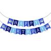 Pet Birthday Party Flag Cartoon Theme Arrangement Dog Paws Paper Banner Customization