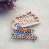 Beautiful Happy Birthday Shape Lace Cake Mold Cake Decor Pendant Jewelry Tools