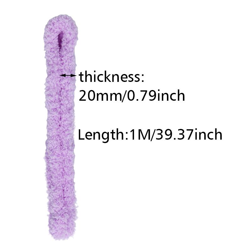 20 мм ручная работа DIY материал плетеный плюшевый нить с железной нитью игрушки швейные принадлежности