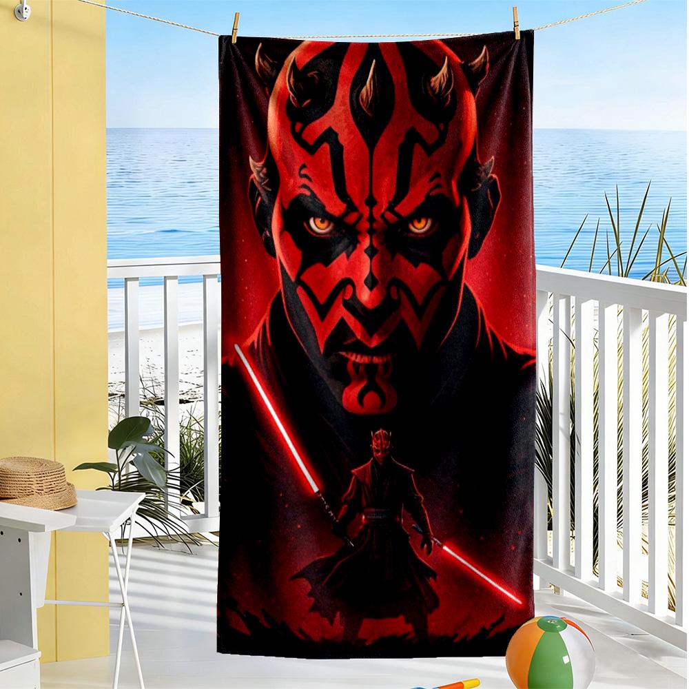 Star Wars Beach Towel Soft Durable Quick-Dry Comfortable Lightweight Suitable for Sports, Travel, Swimming, Yoga, Bathroom, Beach, And Pool